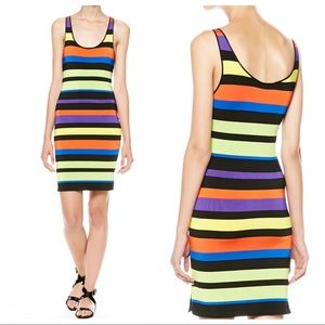 Ralph Lauren Black Label Sleeveless Striped Sheath Dress
